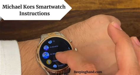 michael kors watch can't send message|Michael Kors Smartwatch Instructions: .